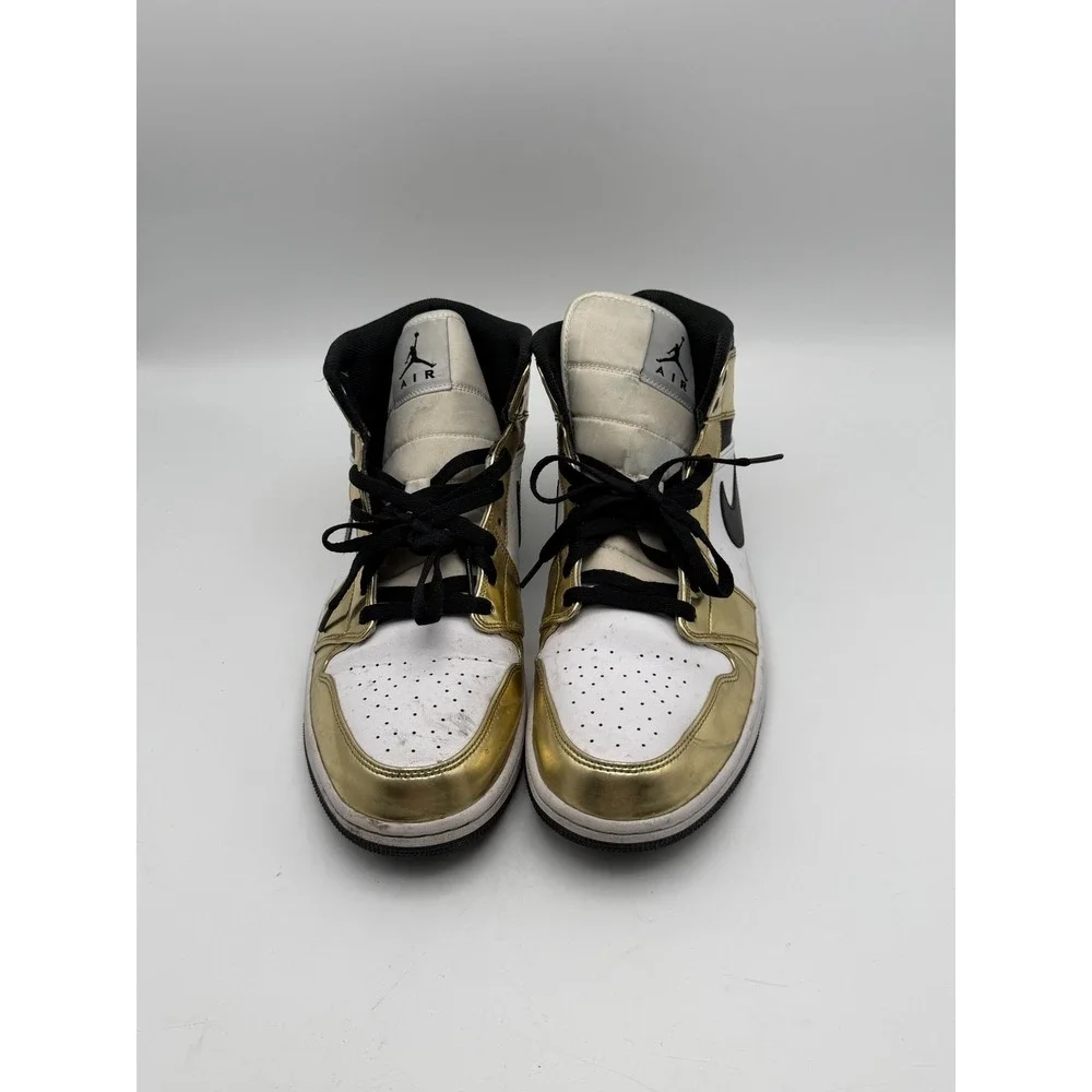 Jordan Air Jordan 1 Mid Metallic Gold DC1419-700 Mens Size 13 No Box